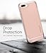 Spigen Neo Hybrid Designed for iPhone 8 Plus Case (2017) / Designed for iPhone 7 Plus Case (2016) - Platinum Gold & Pale Dogwood