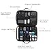 BAGSMART Travel Organizer Electronics Laptop Accessories Bag with 15 inch MacBook Pro Compartment, for Cable, Adapter, Hard Drives, 12.9 inch iPad Pro, Black