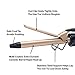MICSTA Professional Curling Iron Instant Heat, Ionic Curling Wand Long Barrel Ceramic Tourmaline Coated No Damage, Hair Curler Temperature Control for Salon Home Travel, Dual Voltage, Gold(5/8