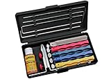 Lansky Professional Sharpening System with Coarse, Medium, Ultra Fine, and Serrated Medium Hones
