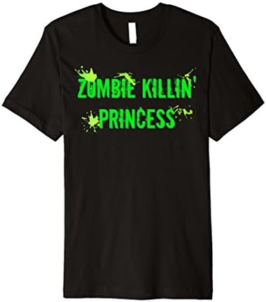 Zombie Killin' Princess Tee, Funny Zombie Shirt