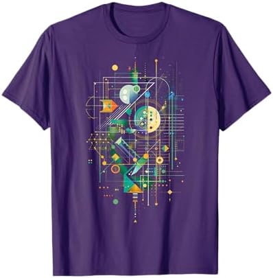 Amazon.com: Geometric Black and White Squares Pattern T-Shirt