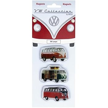 BRISA VW Collection VW T1 Bus Magnet 3-pc Set - Camper