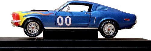 The Dukes of Hazzard 1:18 Cooter's Ford Mustang Blue Model Car