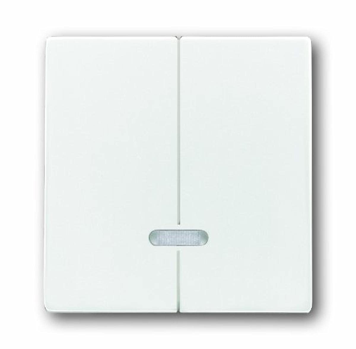 Busch-Jaeger 6545-84 Control cover for 2gang dimmer, davos/studio white, solo carat