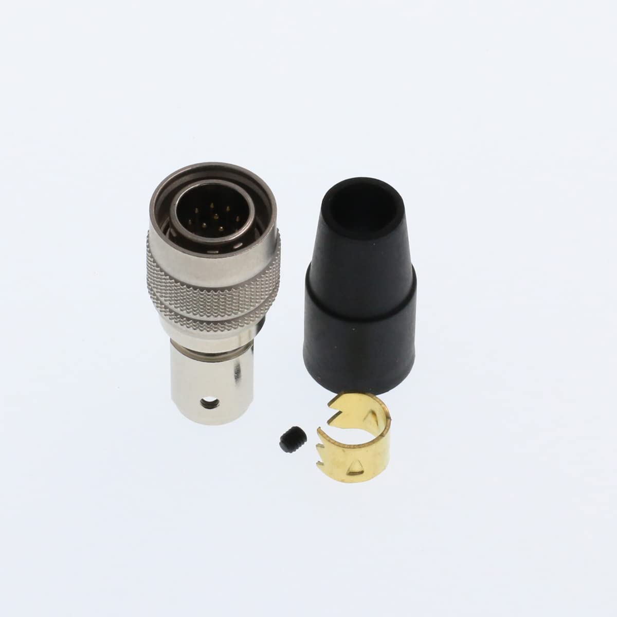 DRRI Hirose 12pin Male Industrial Camera Cable Mount Connector HR10A-10P-12P for Sony Hitachi Panasonic Camera (Male Plug, 12Pin)