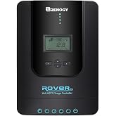 Renogy Solar Charge Controller Rover 40A 12V24V Auto Parameter DC Input MPPT Charge Controllers for Solar Panels Adjustable LCD for Gel Sealed Flooded Lithium Battery