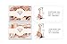 MultiBey Rose Gold Binder Clips Fashion Metal Clips, Small 3/4 inch 25PCS or 1 inch 12PCS per Box (3/4 (25pcs))