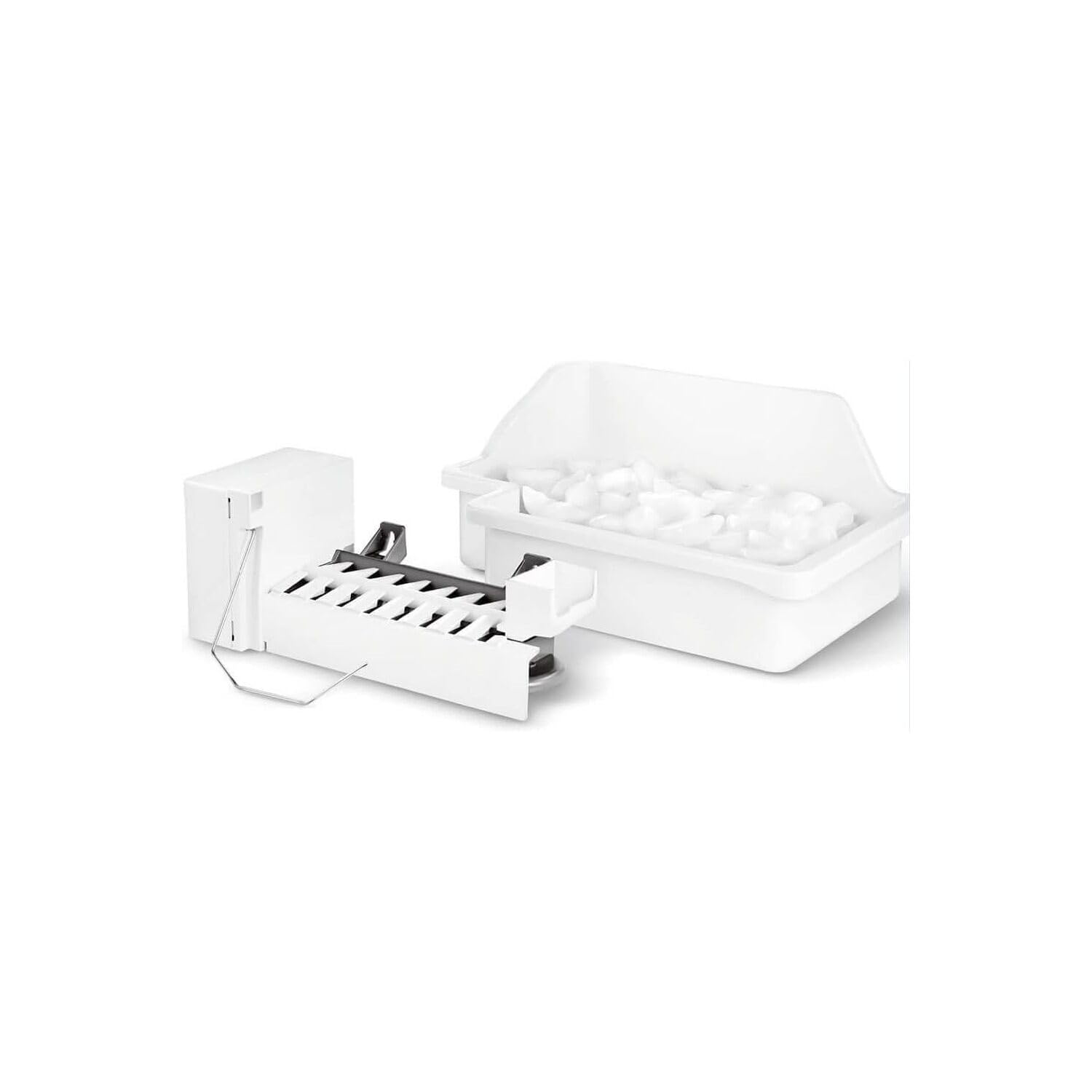 Photo 1 of Midea IM1900MD Ice Maker Kit, Compatible with Midea Top Mount, Bottom Mount and 18 Cu.ft French Door Refrigerators