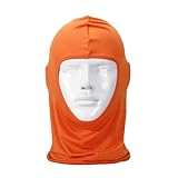 ULTRA THIN Lycra SKI BIKE Bicycle FACE MASK Sports FOOTBALL HELMET - BALACLAVA(Orange)