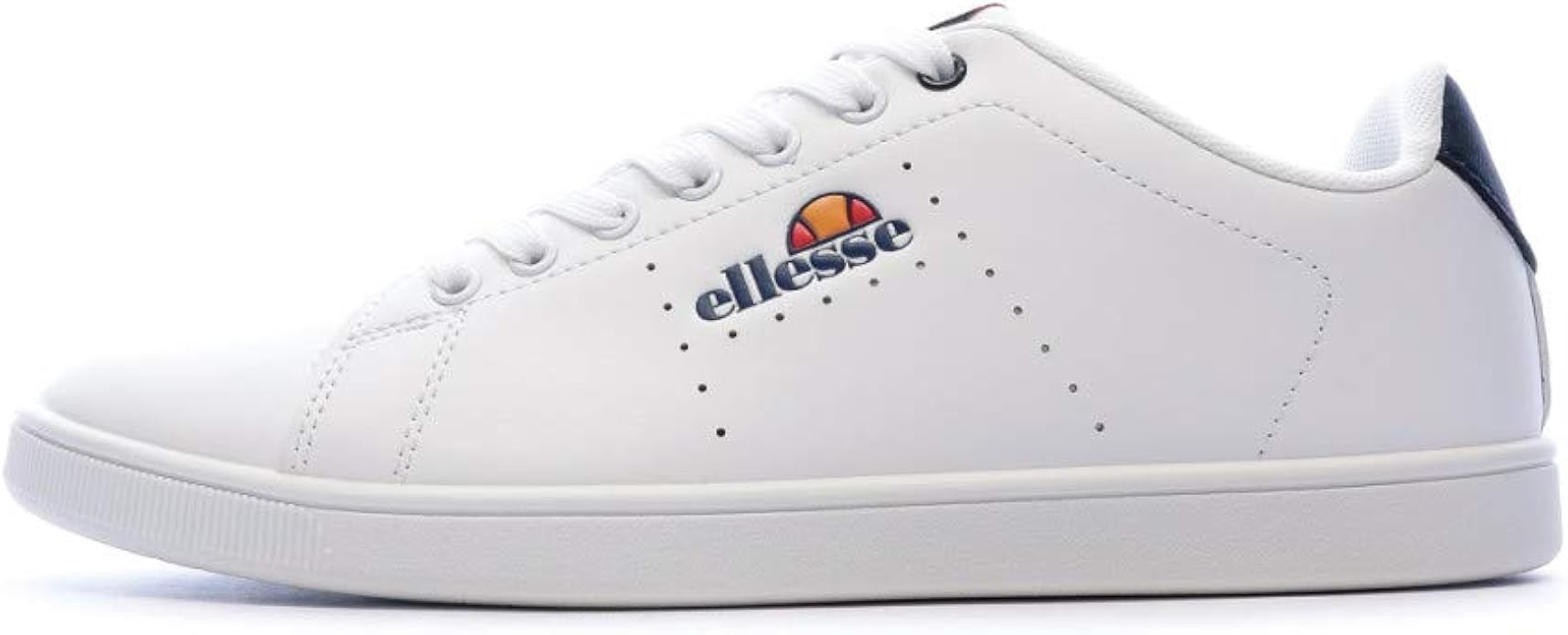 Baskets Ellesse Defender Pour Homme - Coloris Blanc/Marron | Tige En Synthétique, Semelle Caoutchouc | Look Rétro Sportswear