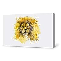 Canvas Wall Art Watercolor Animal Canvas Prints Home Artwork Decoration for Living Room,Bedroom - 12x18 inches