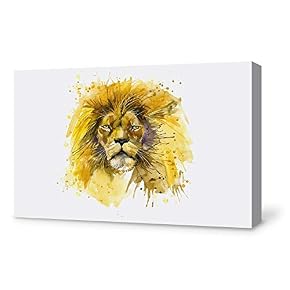 Watercolor Animal Home Artwork for Living Room Bedroom