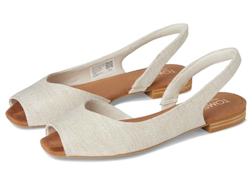 TOMS Womens Briella Slingback Natural 11 Medium at Amazon