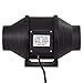 Goplus Inline Duct Fan Quite Inline Duct Booster Hydroponics Exhaust Cooling Fan Blower Ventilation Strong 118CFM (4 Inches, with Variable Speed Controller)