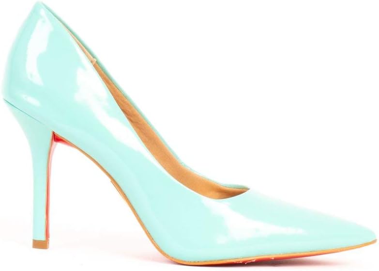 scarpin verde tiffany