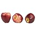 Juvale 6-Piece Fake Fruit Apples - Artificial Fruit Plastic Deep Red Apples for Still Life Paintings Storefront Decoration Kitchen Decor Red - 2.7 x 3 x 2.7 Inches