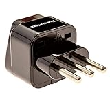 Italy Travel Power Adapter For TYPE L Plug - Works With Italian Electrical Outlets And Chile Adapter