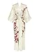 Old Shanghai Women's Silk Kimono Long Robe - Handpainted