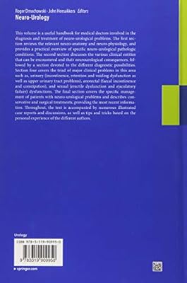 Neuro Urology Roger Dmochowski John Heesakkers Amazonae - 