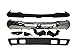 Bundle Fits 03-07 Silverado 1500 2500 (Light Duty ONLY) Front Bumper Chrome Bar Up Cap Valance Bracket W/Fog hole GM1092173 GM1002819 GM1051110