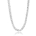 Potok S925 Sterling Silver Cat Moon Necklace Cat and Moon Pendant Necklace,18'' (Chains)