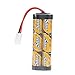 FUZADEL 5000mAh 7.2 Volt Nimh RC Battery Pack for Duratrax Battery 7.2v,traxxas rc Cars Electric, Electric Rc Monster Trucks,Traxxas, LOSI, Associated, HPI, Tamiya, Kyosho with Tamiya Connectors