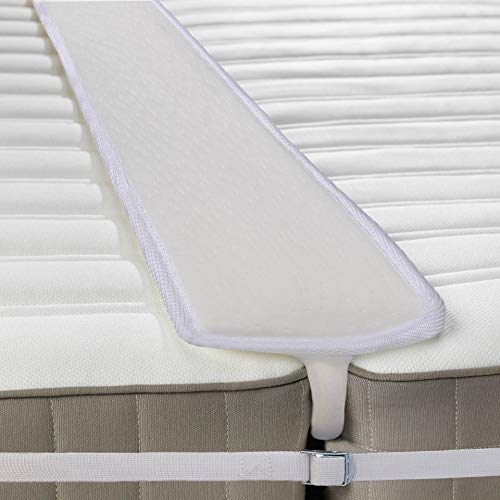 EPHEDORA Bed Bridge Twin to King Converter Kit - Mattress Extender Set to Fill in Gap - Memory Foam Filler Pad and Connector Strap - for Guest and Family Room - Thumbnail 6