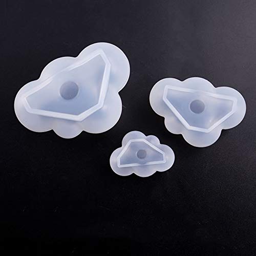 HEART SPEAKER DIY Handmade Silicone Cute Cloud Mold Ornament Decor Epoxy Craft Making Tool - S
