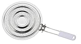 HIC Harold Import Co. 99134 Heat Diffuser Reducer Flame Guard Simmer Plate, Stainless Steel