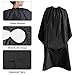 SourceTon Professional Hair Salon Nylon Cape with Metal Adjustable Closure & Neck Duster, Light Weight Extra Long Cape (60 inch X 47 inch) and Neck Duster Brush, Perfect for Barbershop and Salon