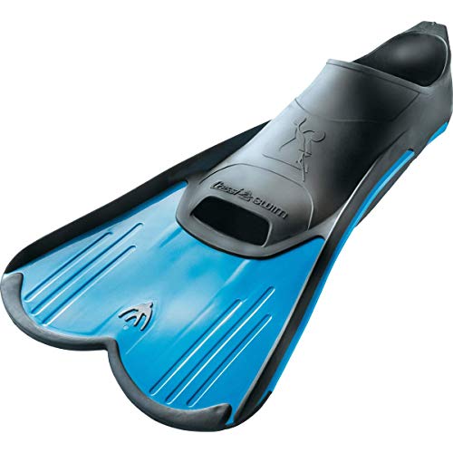 Cressi Light Pinne Corte Leggere e Potenti per Nuoto / Snorkeling, Unisex, Blu, 37/38 EU