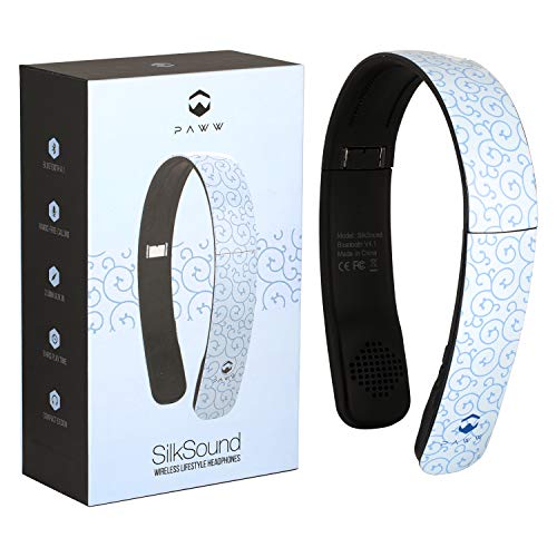 Paww SilkSound Headphones – Stylish Foldable Paww SilkSound Headphones – Stylish Foldable On-Ear Wireless Bluetooth Handsfree Calling with 8 Hours Playtime for Work Travel or Outdoor Use