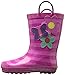 Western Chief Unisex-Child Waterproof Printed Rain Boot with Easy Pull on Handles, Blossom Cutie, 9 M US Toddler