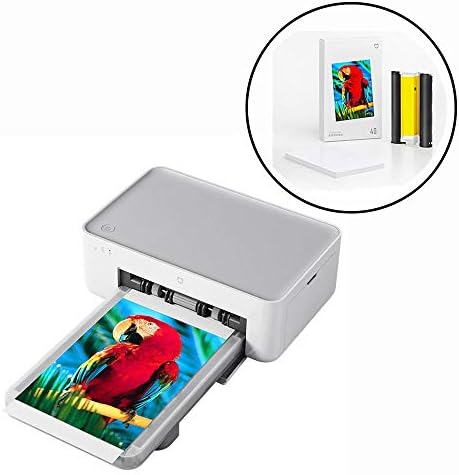 New Mijia Smart Portable Wireless 6 Inch Photo Printer for Mobile Phone PC with 5 Set New Mijia Photo Print Paper