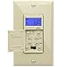 Enerlites 7 Days Digital in-Wall Programmable Timer Switch for Lights, Fans, and Motors, Single Pole, Neutral Wire Required, 7-Day 18 ON/Off Timer Settings, with Blue Backlight, HET01, Ivory