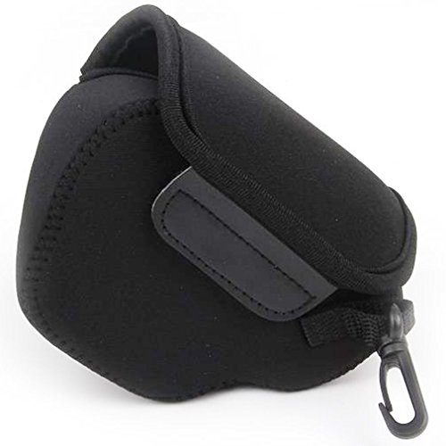 First2savvv QSL-SX510C-01 black Neoprene Camera Case Bag for Canon PowerShot SX420 IS. SX410 IS