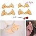 Kbraveo 4 Pair Realistic Elf Ear Fake Ears Ear Tips For Cosplay Parties