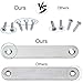 Magnetic Door Catch, Magnetic Catches for Cabinet and Closet Doors, Manufactured with 100% Premium Stainless Steel, Made with a Strong Magnet (95mm 60lbs(2 Pack))