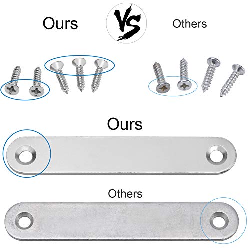 Magnetic Door Catch, Magnetic Catches for Cabinet and Closet Doors, Manufactured with 100% Premium Stainless Steel, Made with a Strong Magnet (95mm 60lbs(2 Pack))