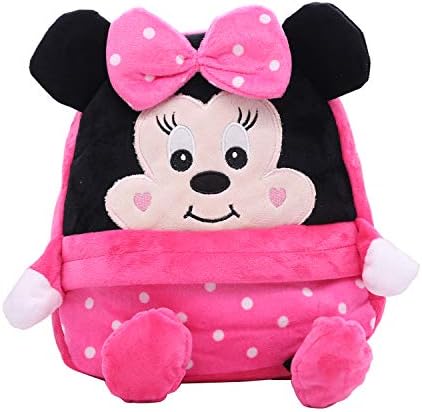 HXQ Mickey Mouse Kid Backpacks,Plush Toy Preschoolers Little Bag for Boy and Girl