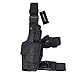 AIRSOFTPEAK Tactical Leg Holster Universal Pistol Drop Thigh Gun Holster Adjustable Hunting Thigh Holster Right Handed Mag Pouch, Black
