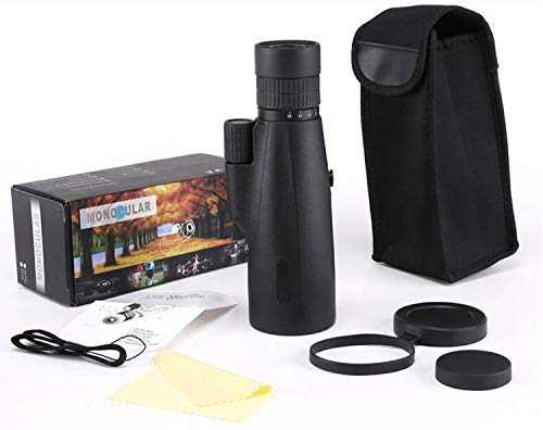 HUANGDAN 10-30x50 High Power Monocular Military Teleskop BAK4 Prisma Fernglas Großer Okular-Jagdbereich – Bild 8