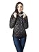 XPOSURZONE Women Packable Down Quilted Jacket Lightweight Puffer Coat Black L