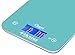 Ozeri Touch II Digital Kitchen Scale with Microban Antimicrobial Product Protection, 18 lb, Teal Blue
