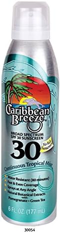 Caribbean Breeze SPF 30 Continuous Tropical Mist Sunscreen 177ml