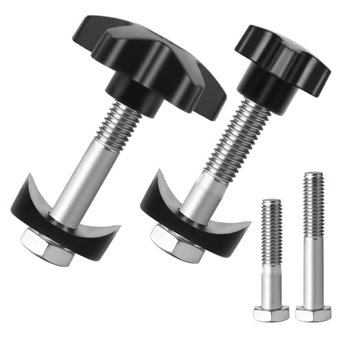 2 Sets Drive Walker Parts Replacement Knobs Kits, Compatible with Various Foldable Rollator Models (Includes 1.34