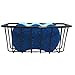 Hopeful by Long-Lived Durable Steel Construction Color Coated Large Suction Cups Kitchen Sink Sponge Storage Organizer Holder (White)