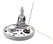 Tabletop Buddha Statue Zen Garden with Sand Rock Rake Candle Holder Incense Burner Home Decor