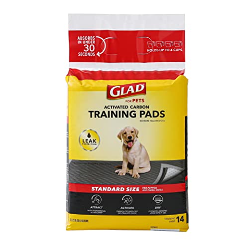 Glad for Pets Black Charcoal Puppy Pads Puppy Potty Training Pads
